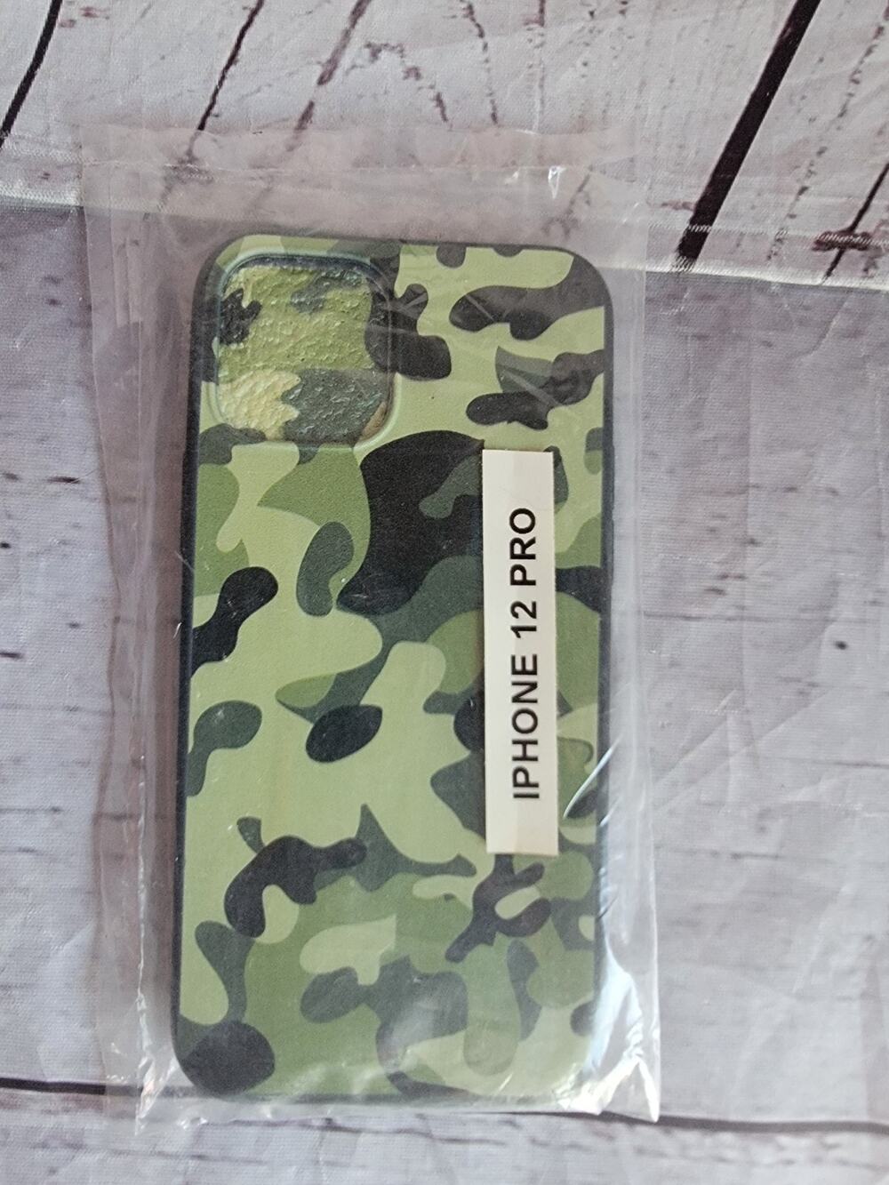 iphone 12 Pro Green Military Camo Phone Case New